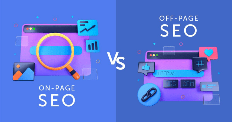 on-page seo vs off-page seo